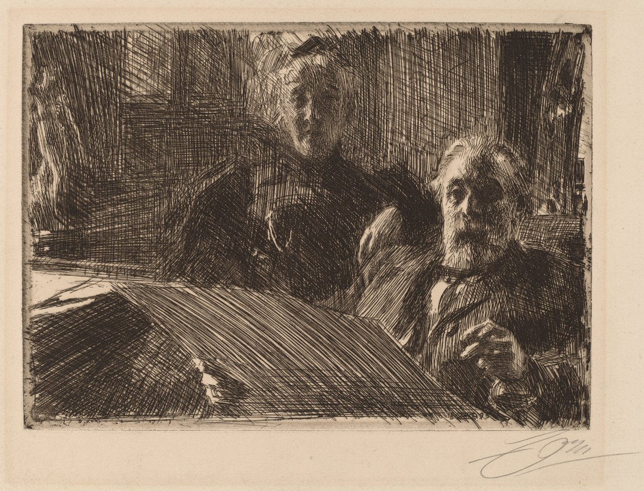 De heer en mevrouw Furstenburg, 1895 door Anders Leonard Zorn