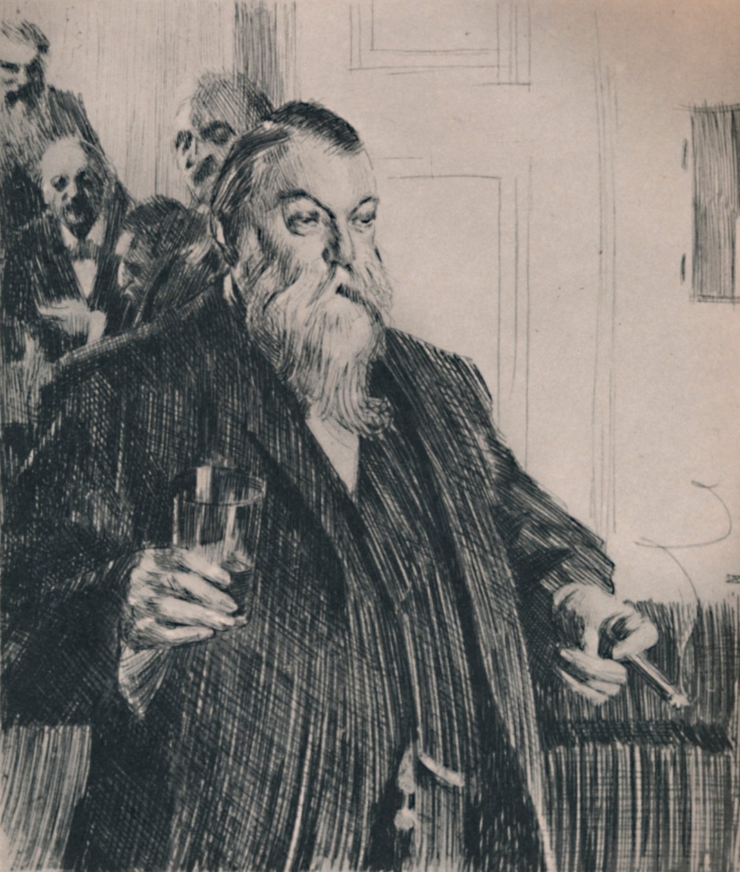 De Toast door Anders Leonard Zorn