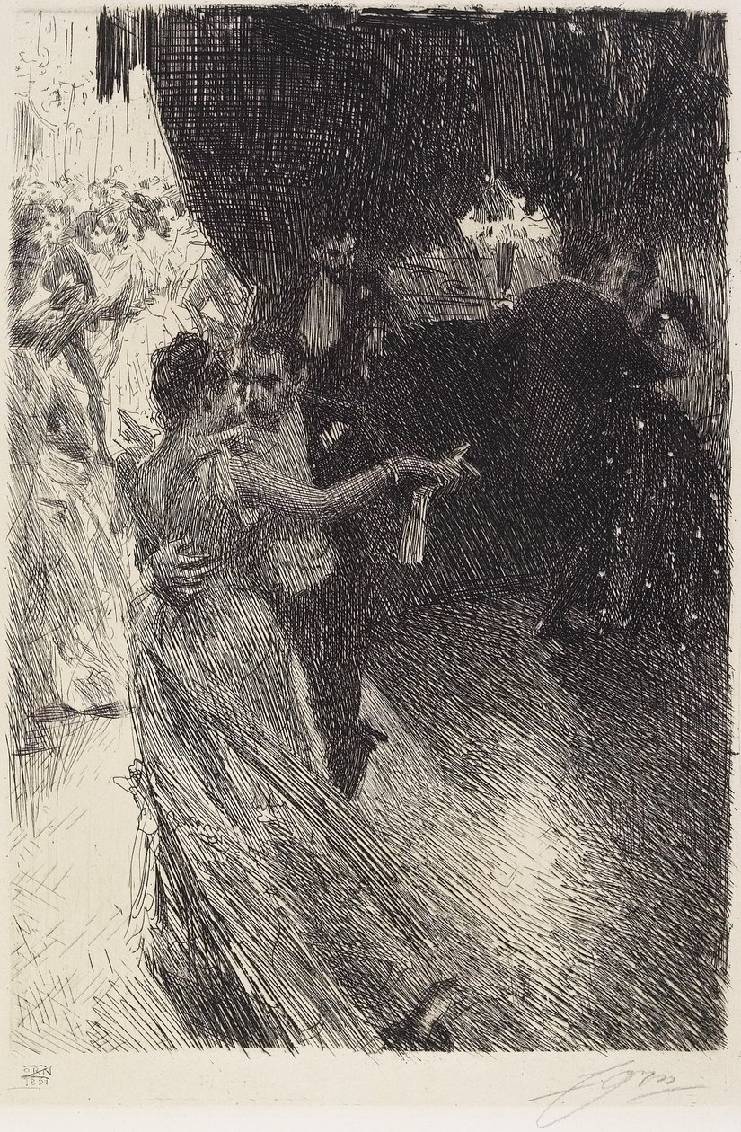 De wals door Anders Leonard Zorn