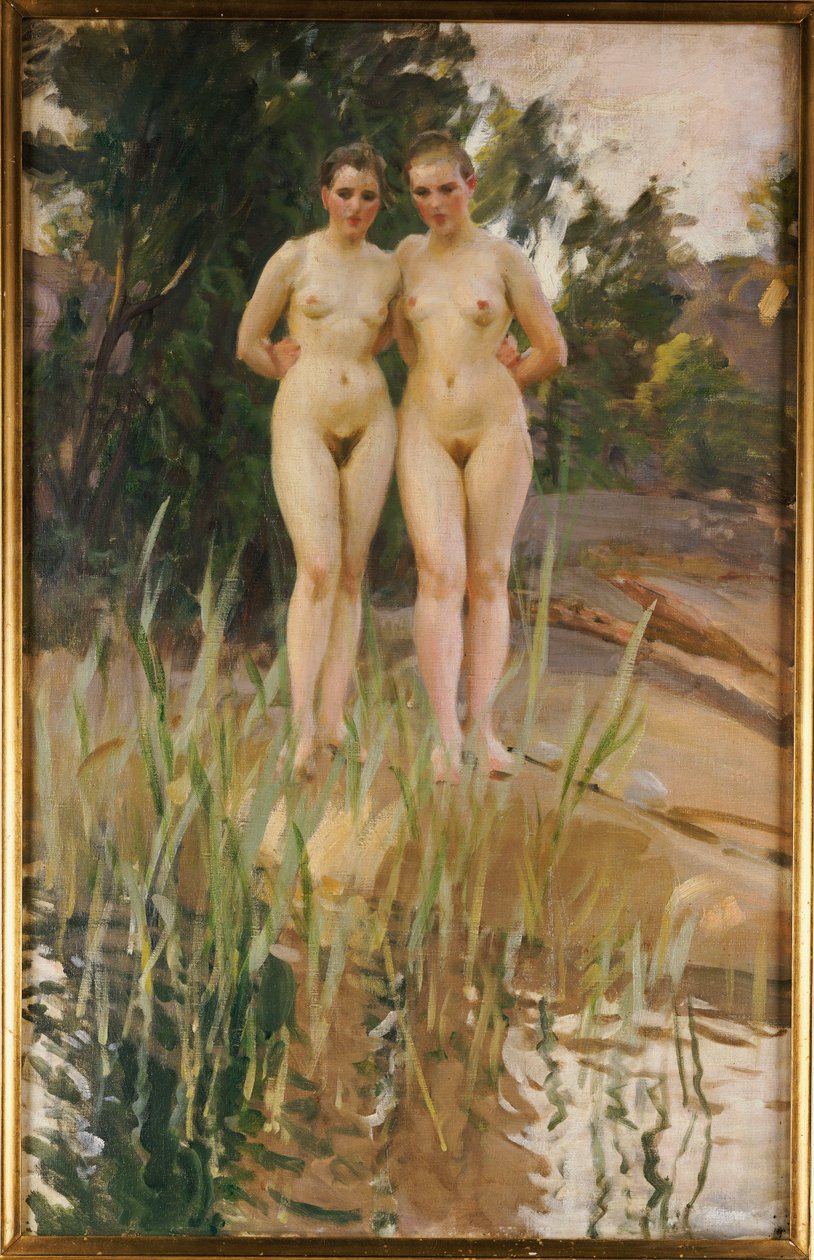 Twee vrienden door Anders Leonard Zorn