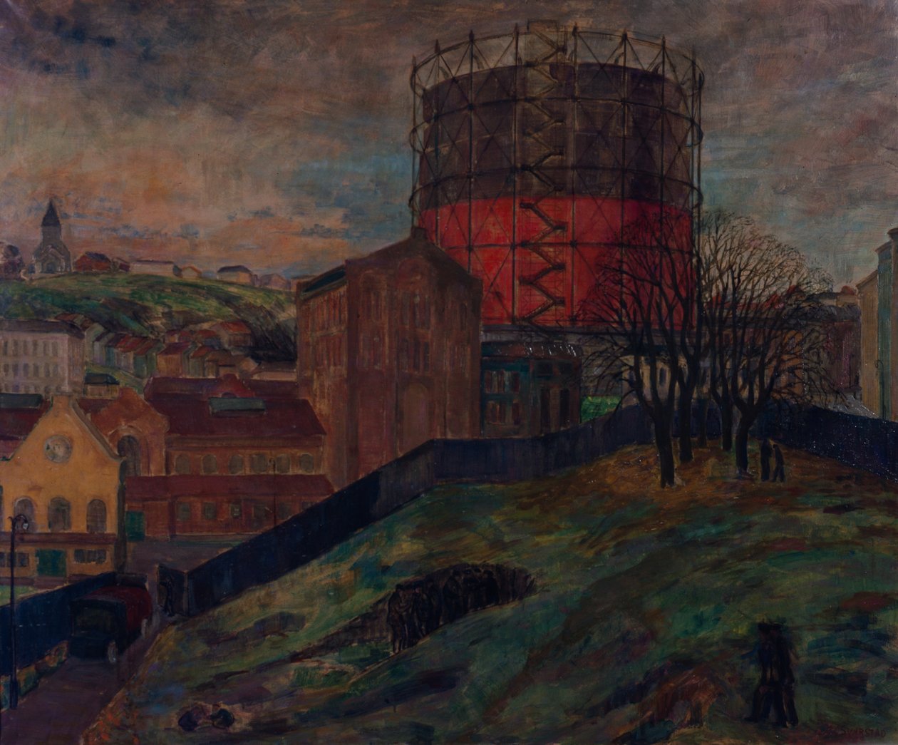 Van de gasfabriek door Anders Svarstad