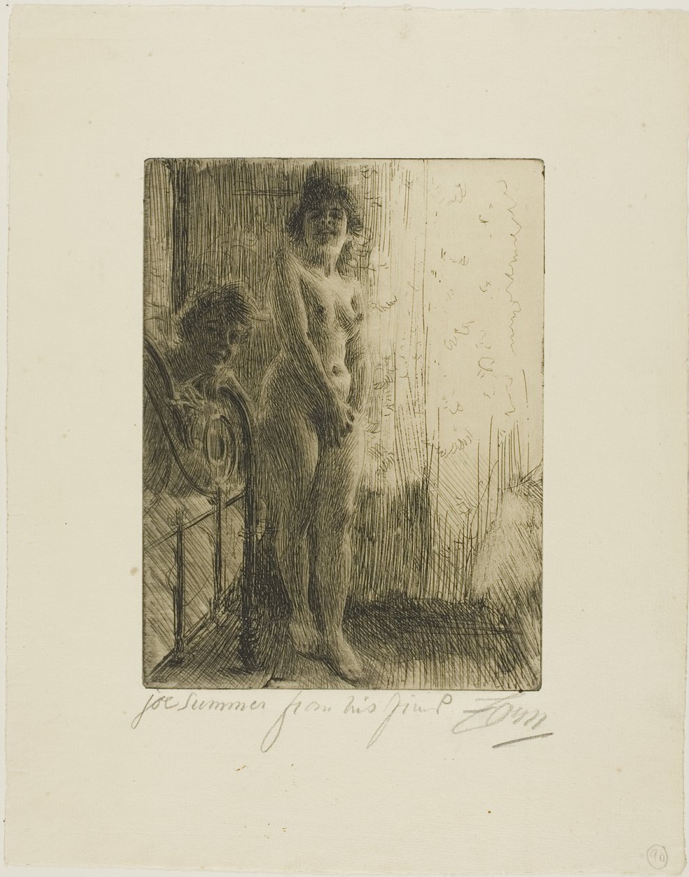 Een Donkere Hoek door Anders Leonard Zorn
