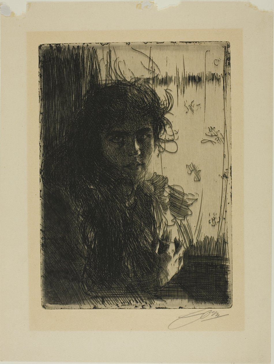 Een Iers Meisje of Annie door Anders Leonard Zorn
