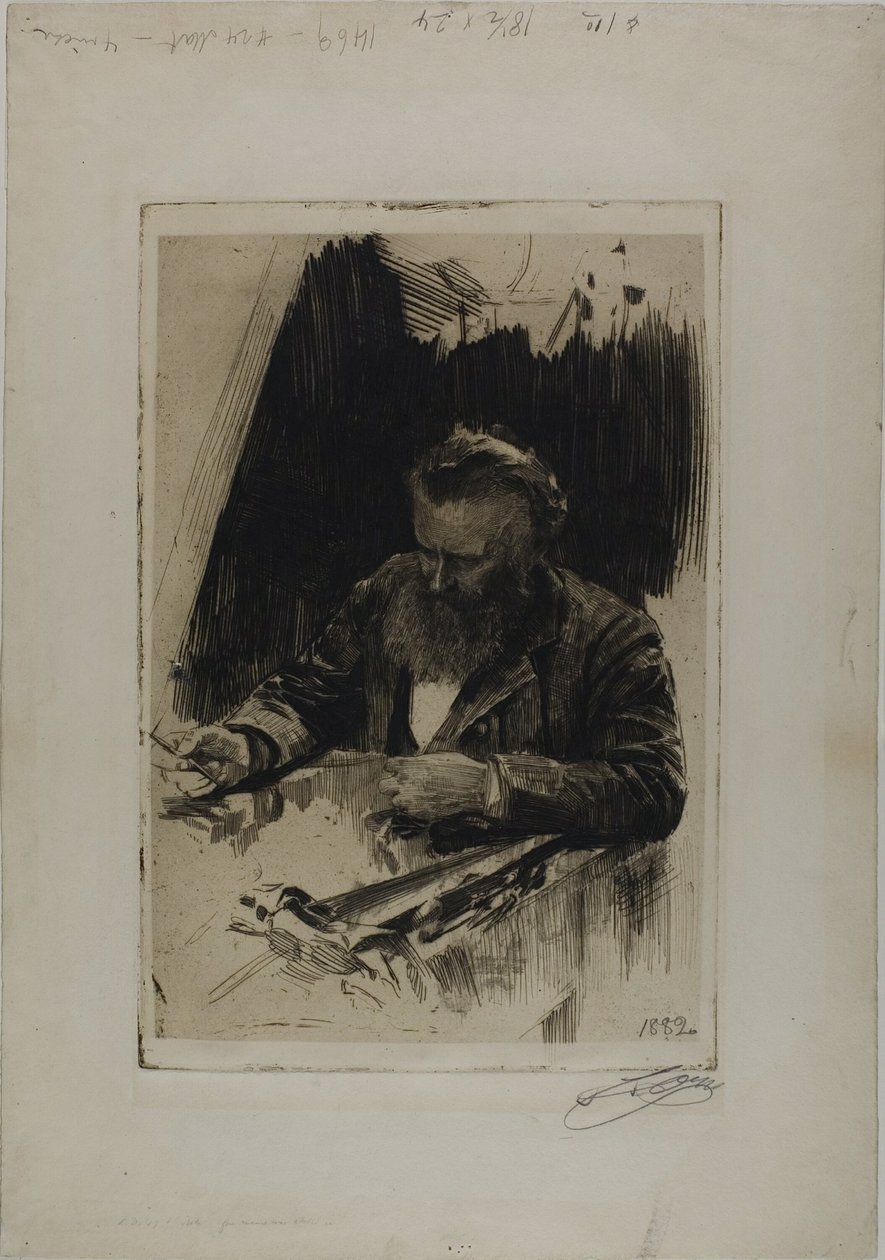 Axel Herman Haig III door Anders Leonard Zorn