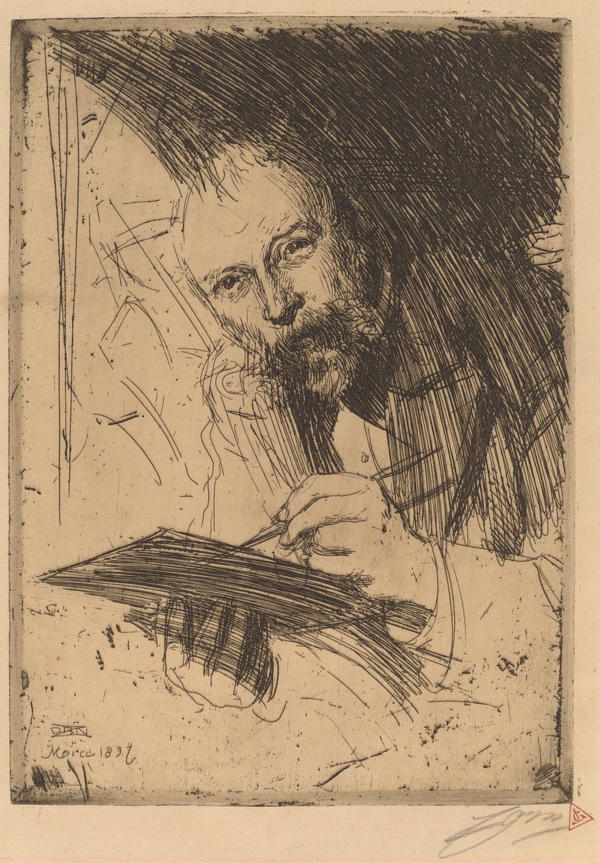 Carl Larsson door Anders Leonard Zorn