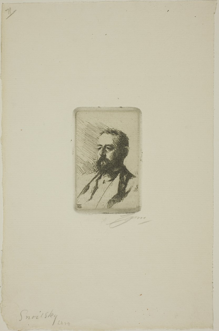 Carl Snoilsky door Anders Leonard Zorn