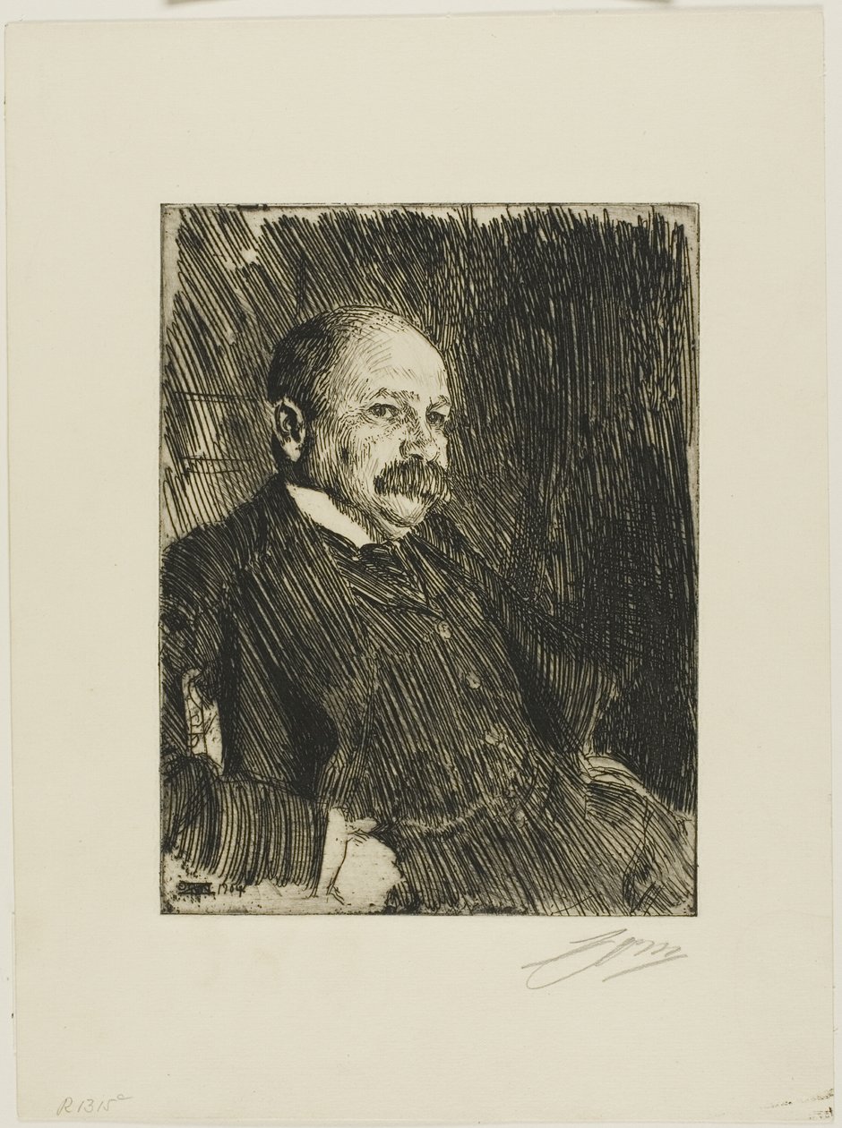Kolonel Lamont III (buste) door Anders Leonard Zorn