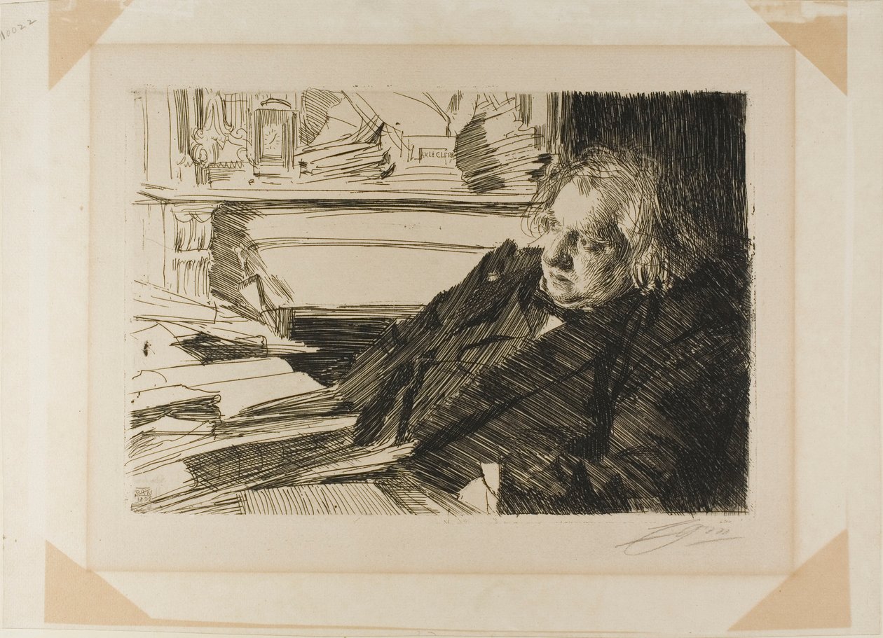 Ernest Renan door Anders Leonard Zorn