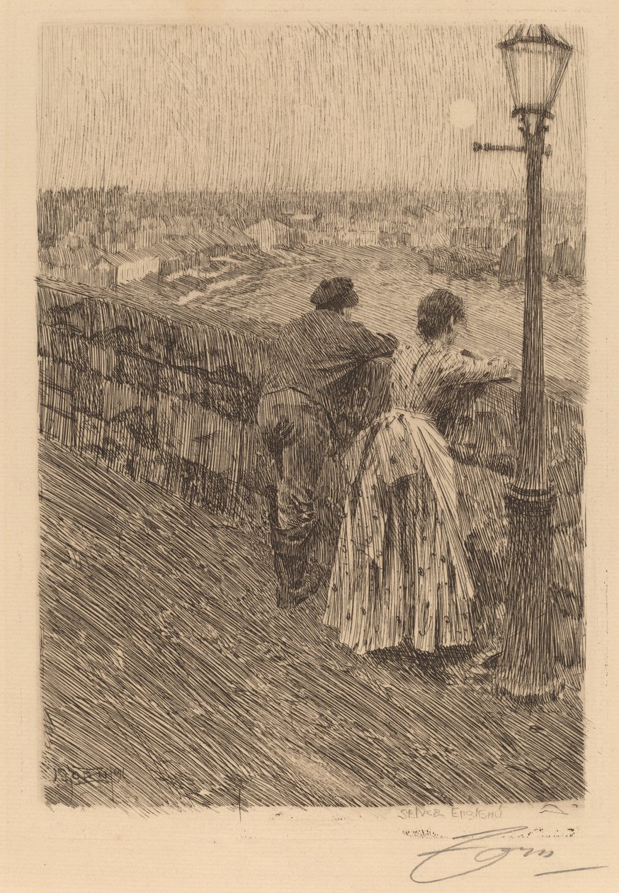 Visser in Saint Ives door Anders Leonard Zorn