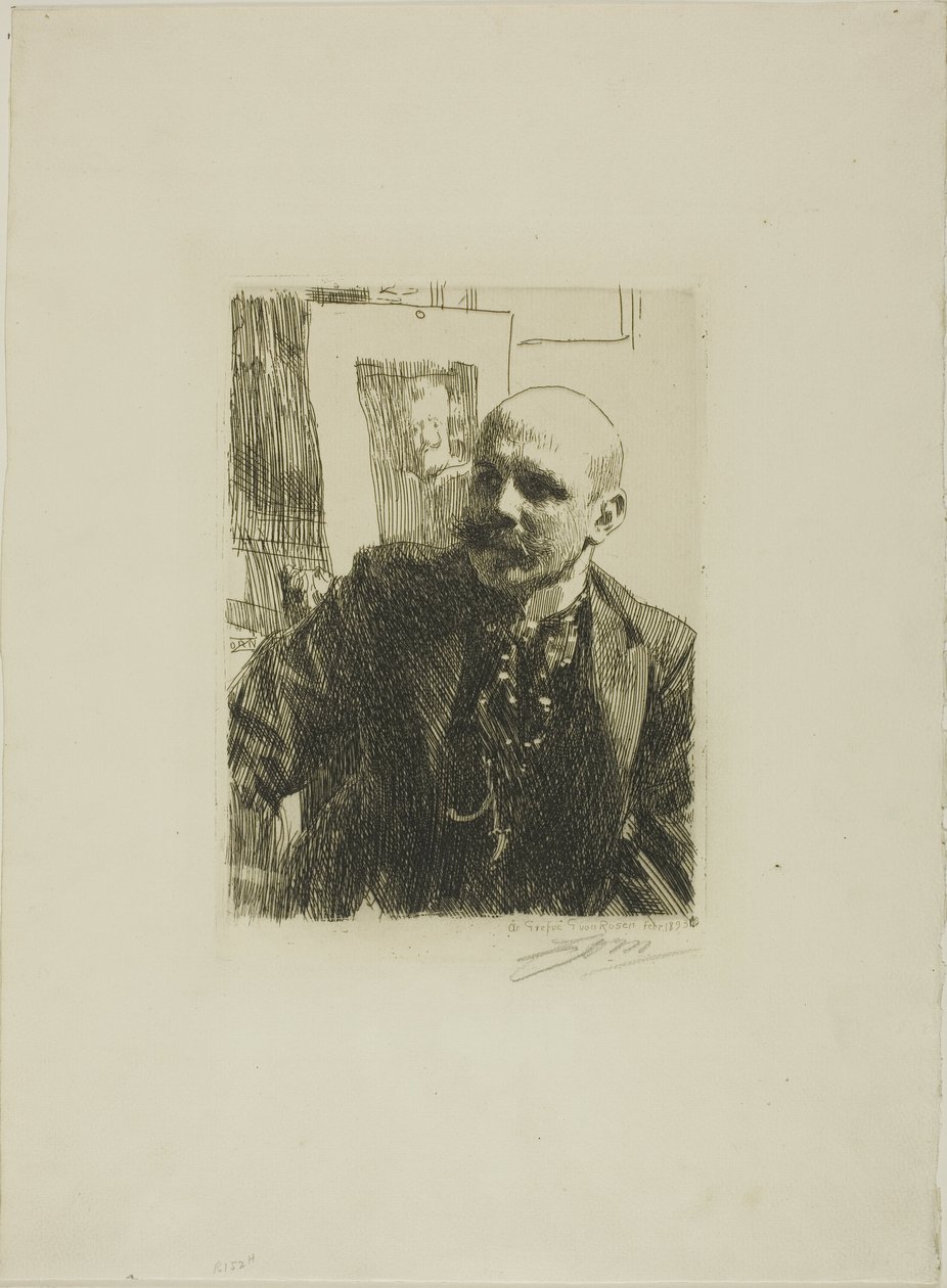 Georg von Rosen door Anders Leonard Zorn