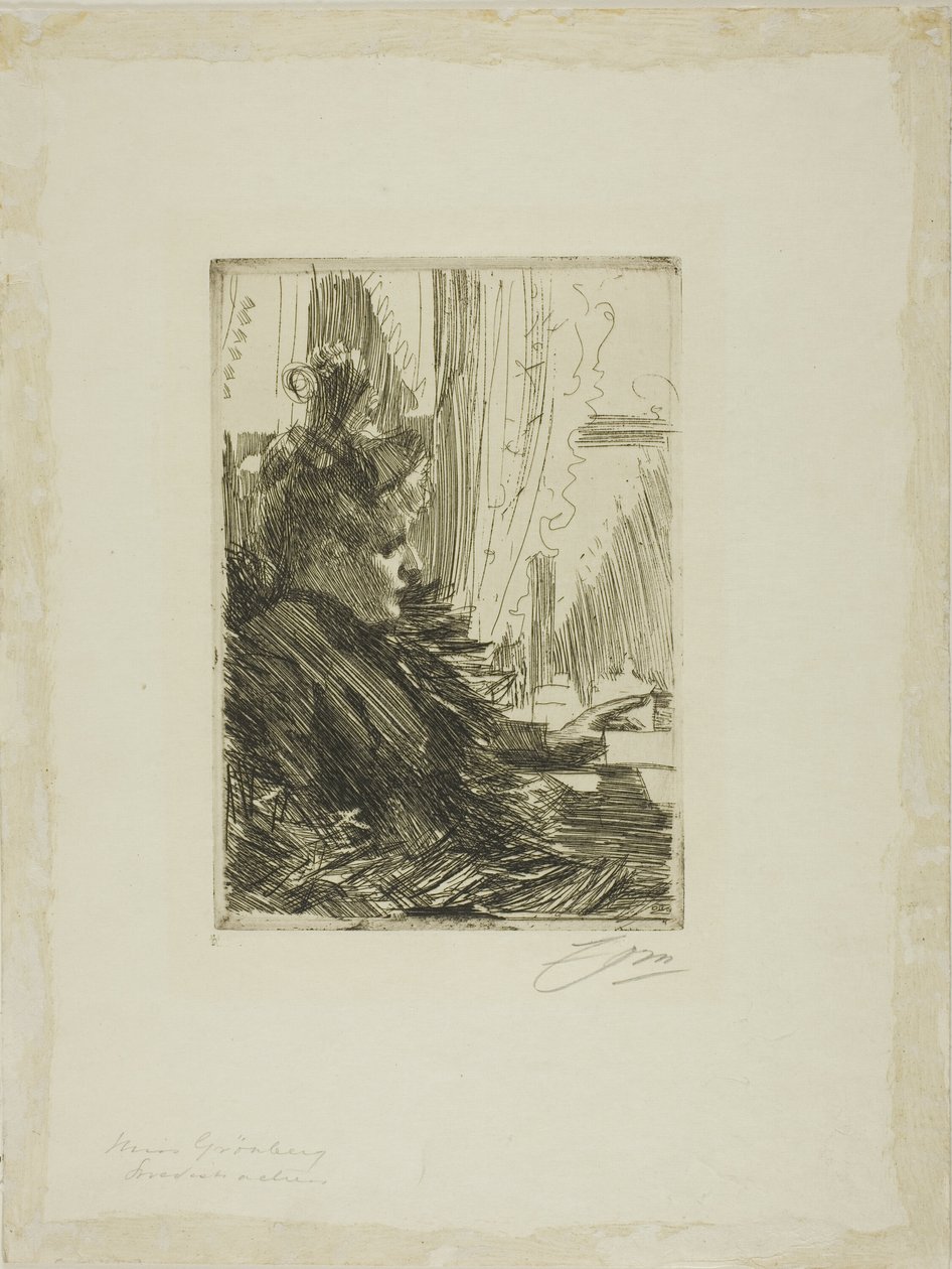 Gerda Grönberg III door Anders Leonard Zorn