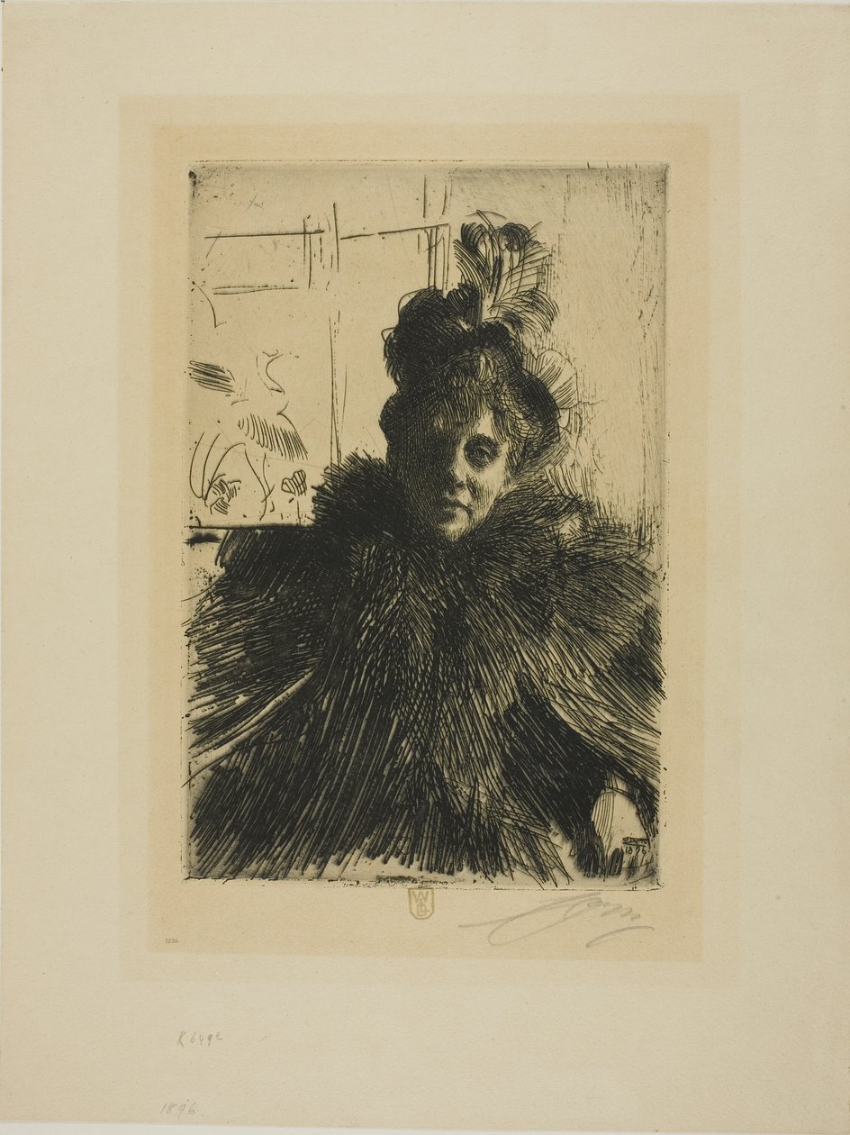 Gerda Hagborg III door Anders Leonard Zorn
