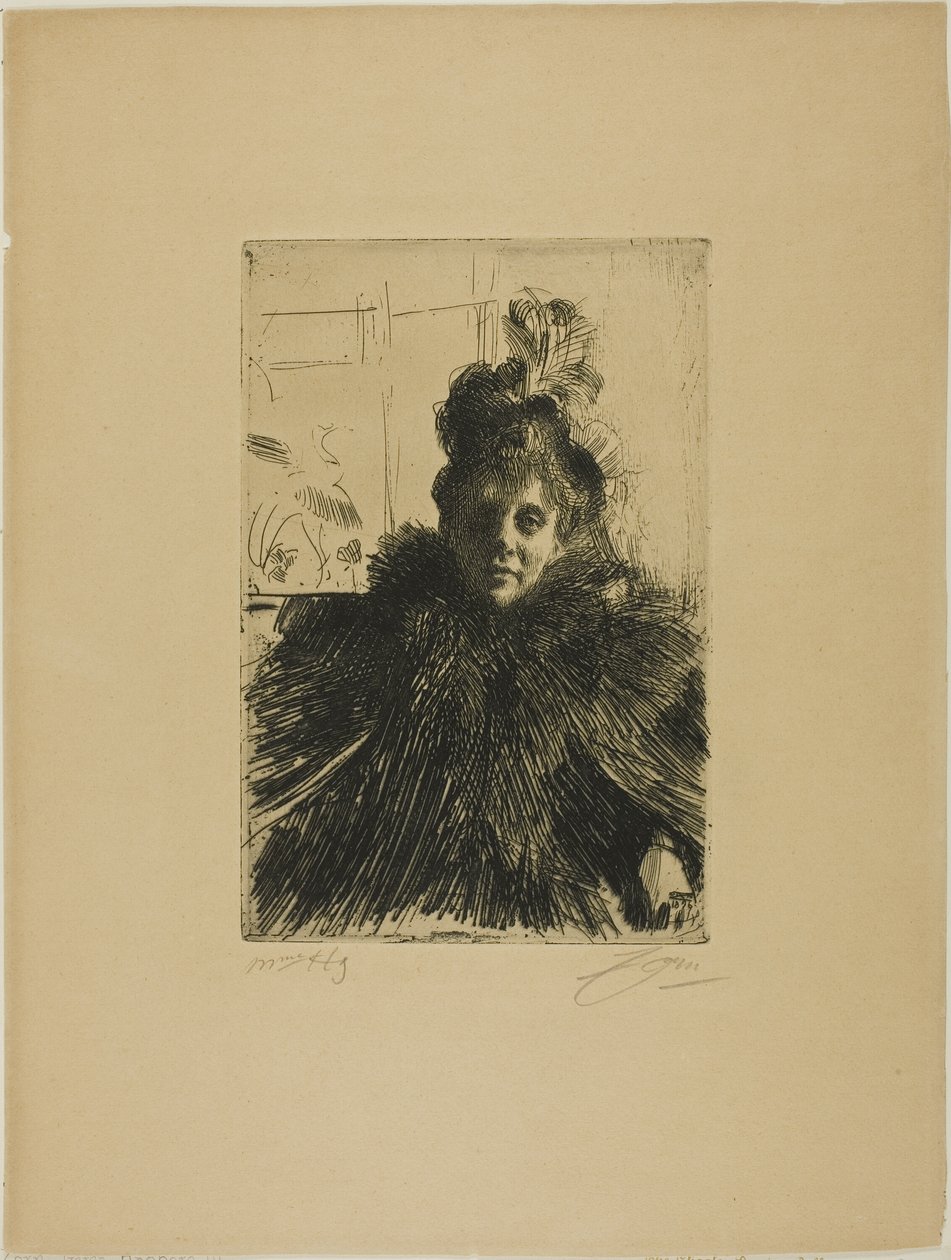 Gerda Hagborg III door Anders Leonard Zorn