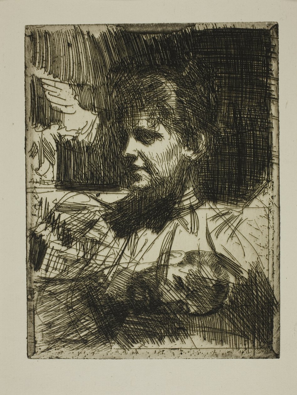 Gerda Hagborg I ("Pour plaire") door Anders Leonard Zorn
