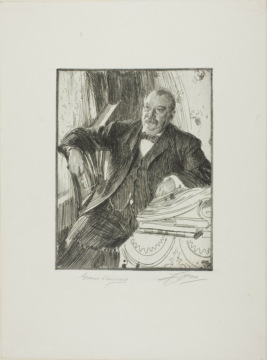 Grover Cleveland II door Anders Leonard Zorn