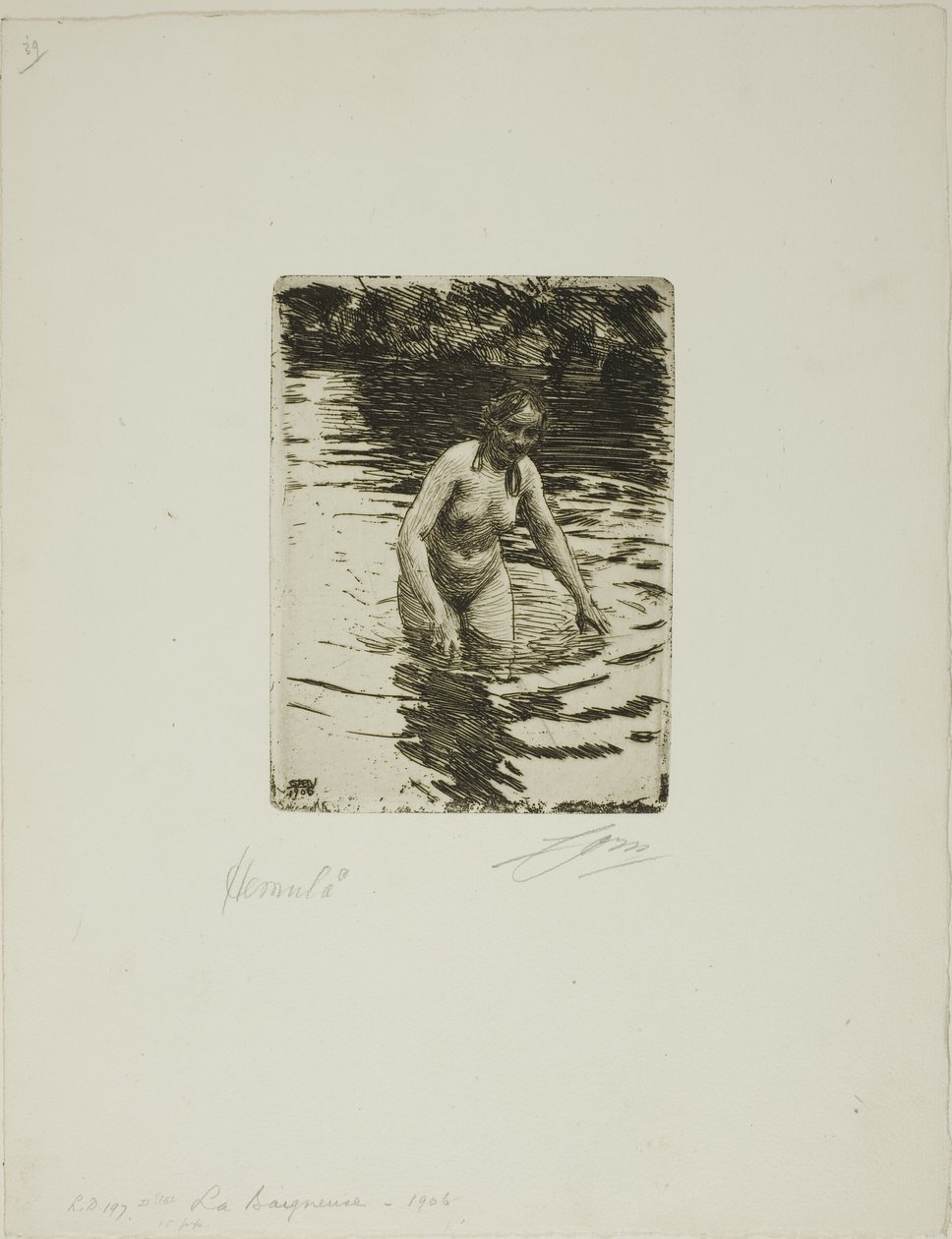 Hemulå II door Anders Leonard Zorn