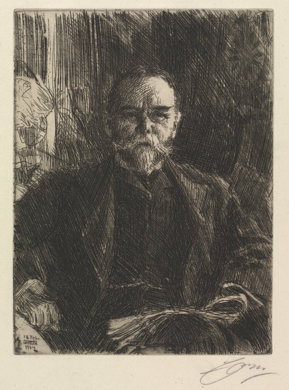 John Hay door Anders Leonard Zorn