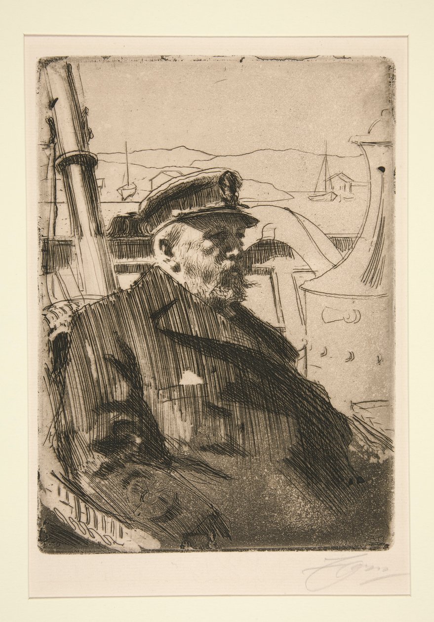 Koning Oscar II door Anders Leonard Zorn