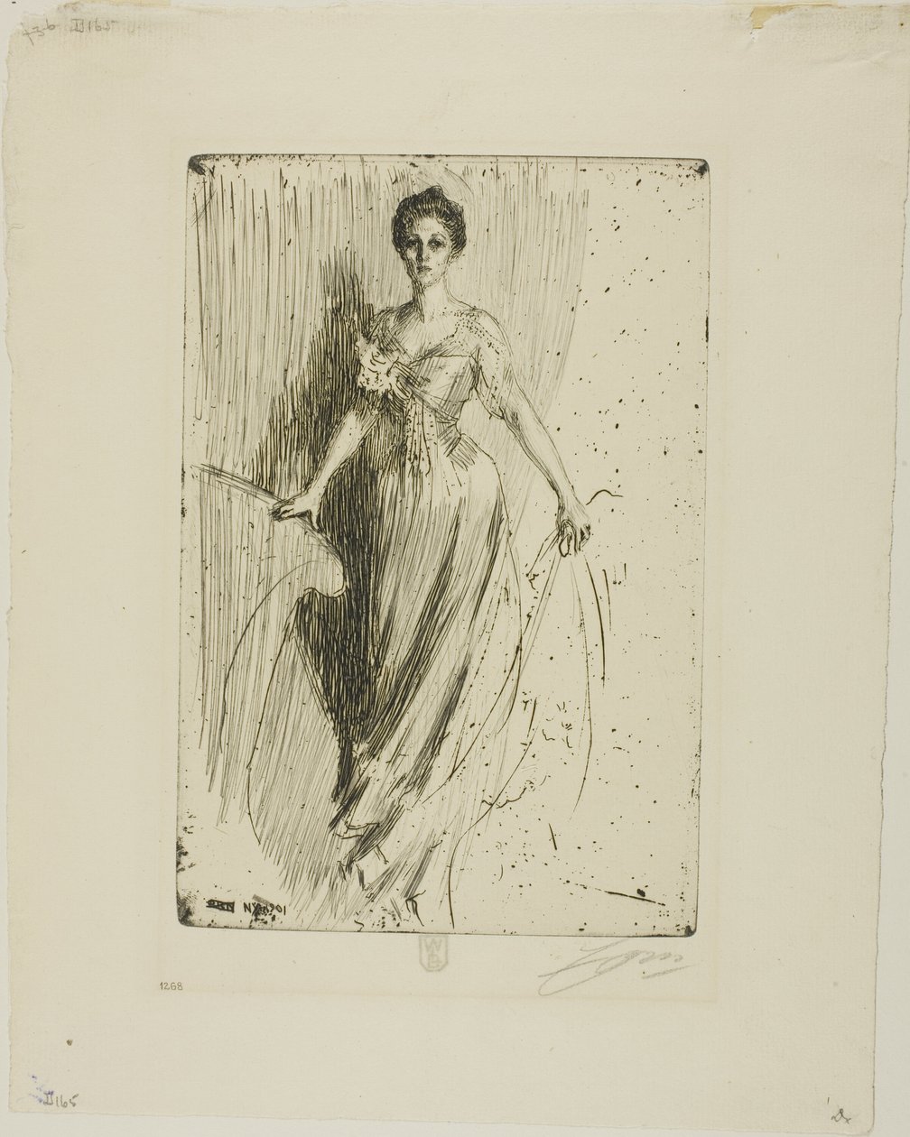 Miss Lurman door Anders Leonard Zorn