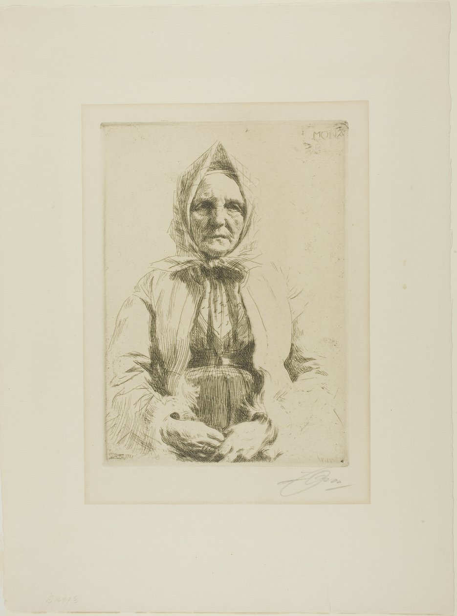Mona door Anders Leonard Zorn