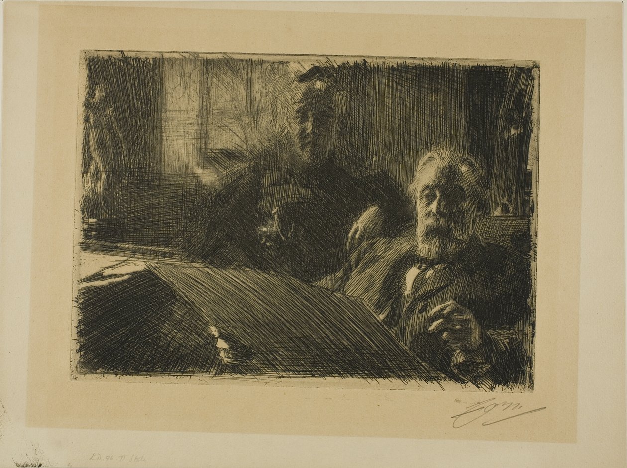 De heer en mevrouw Fürstenberg door Anders Leonard Zorn