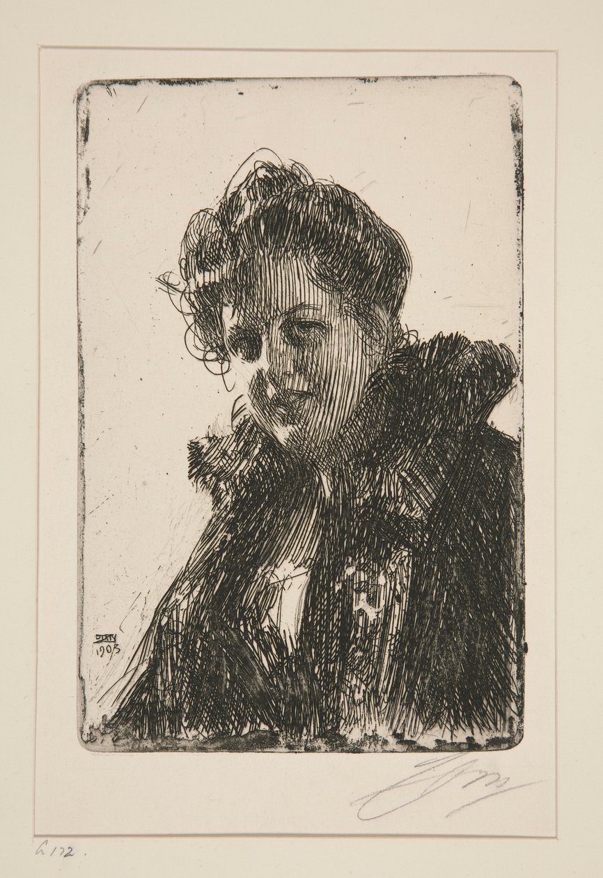 Mevrouw Granberg door Anders Leonard Zorn