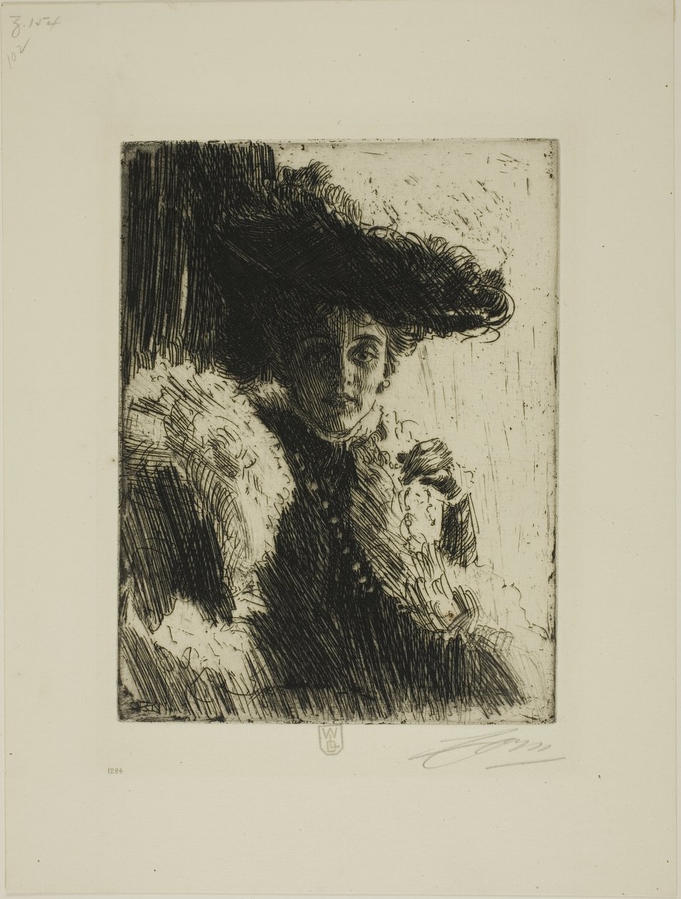 Mevrouw Kip door Anders Leonard Zorn