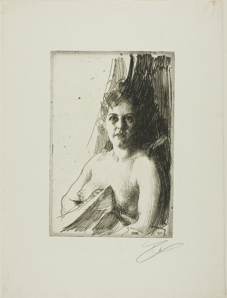 Naaktstudie III door Anders Leonard Zorn