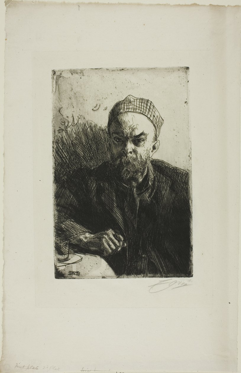 Paul Verlaine I door Anders Leonard Zorn