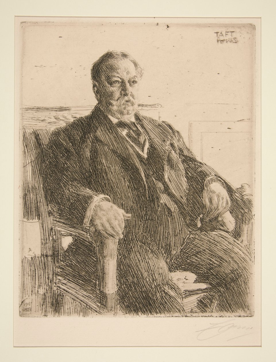 President William H. Taft door Anders Leonard Zorn