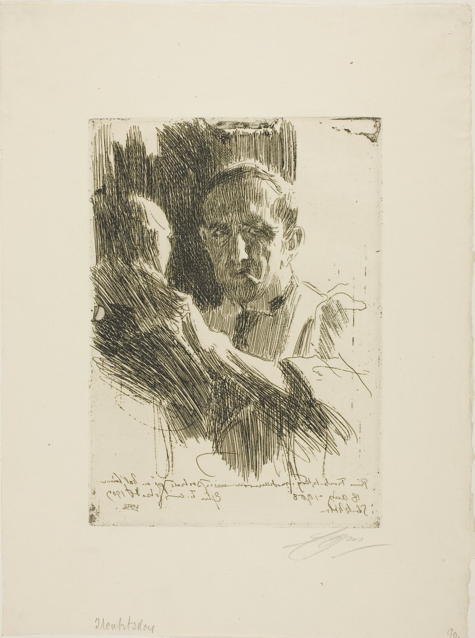 Prins Paul Troubetzkoy II (Buste) door Anders Leonard Zorn
