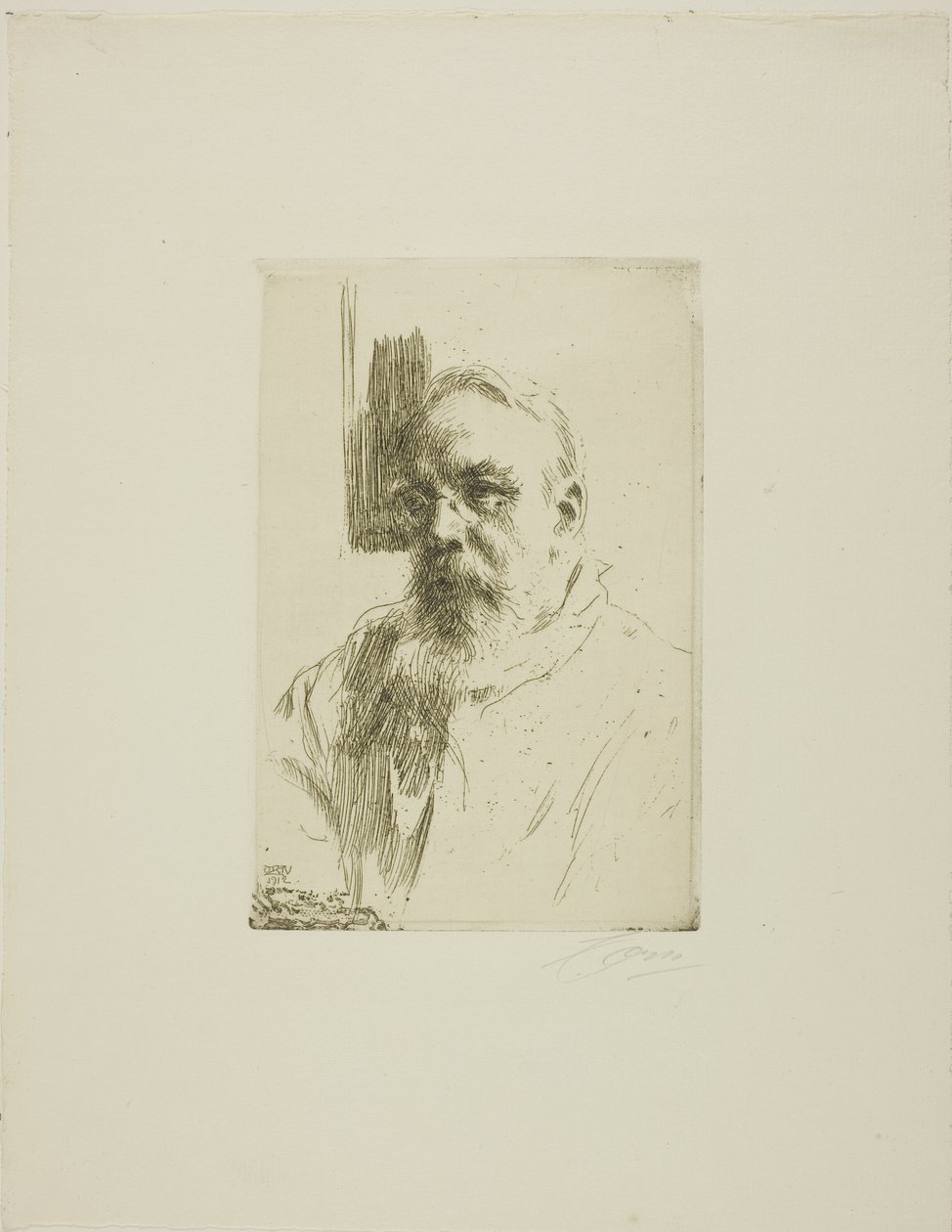 Professor John Berg door Anders Leonard Zorn
