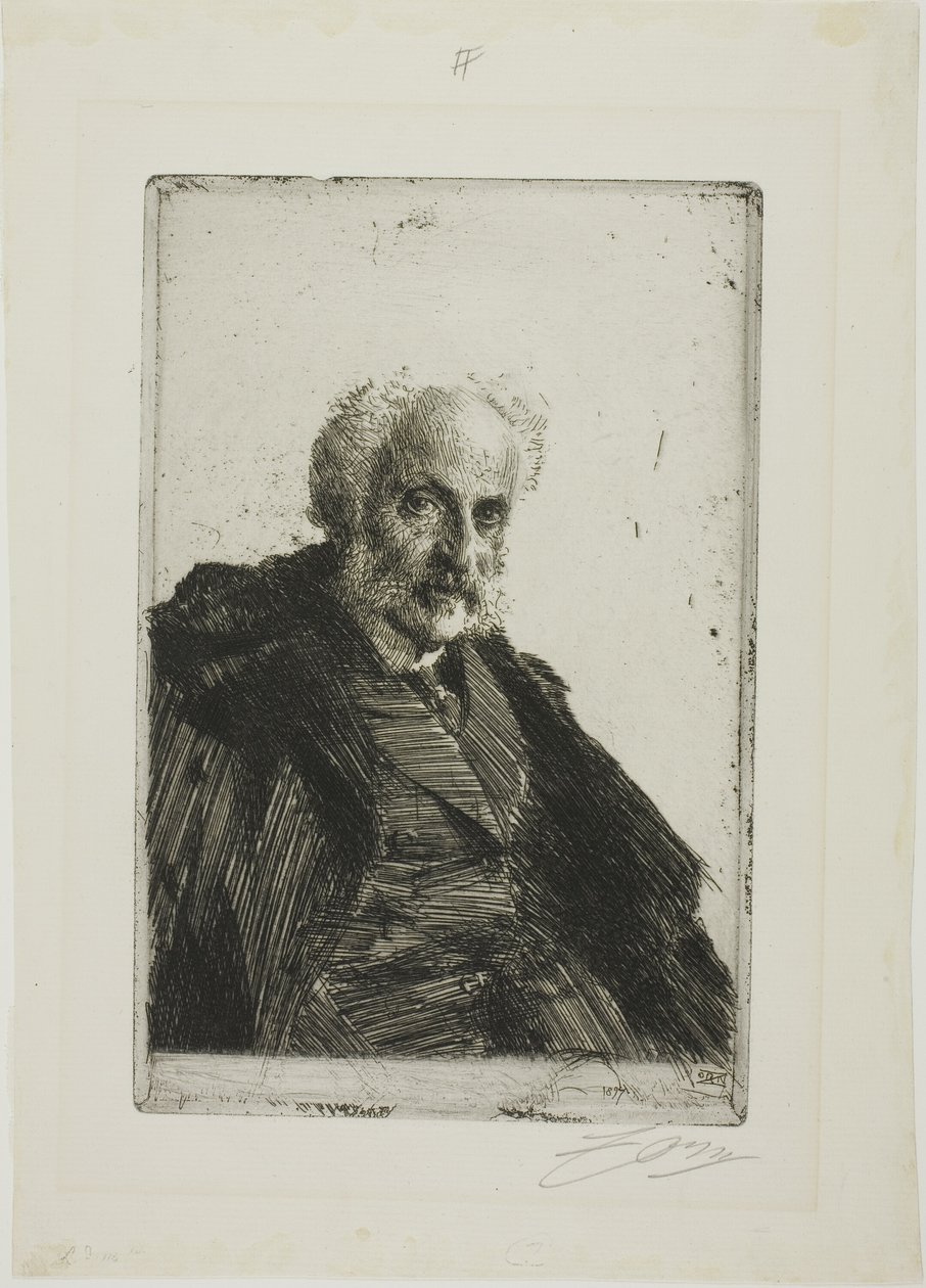 S. Loeb door Anders Leonard Zorn