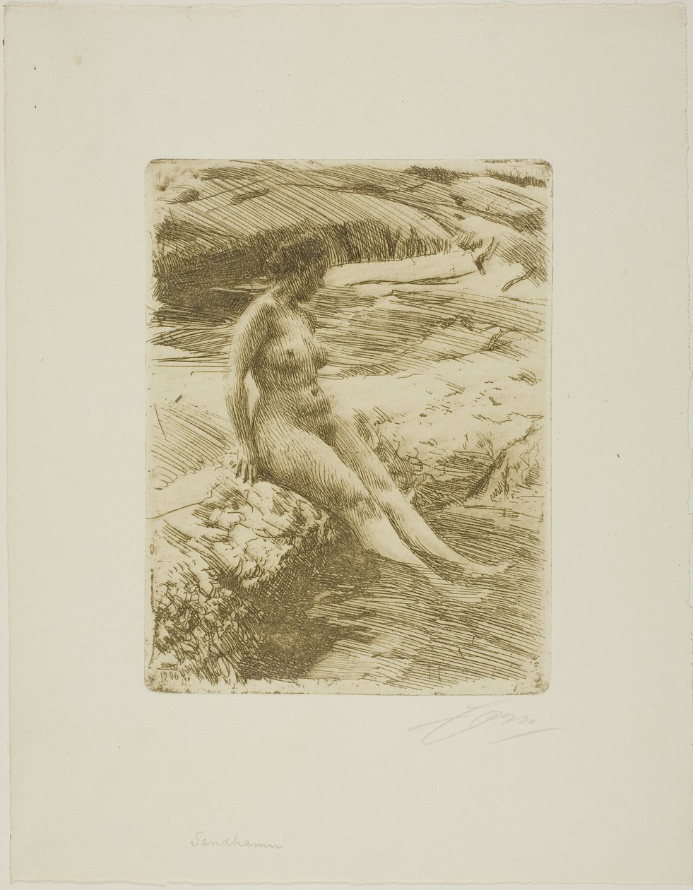 Sandhamn door Anders Leonard Zorn