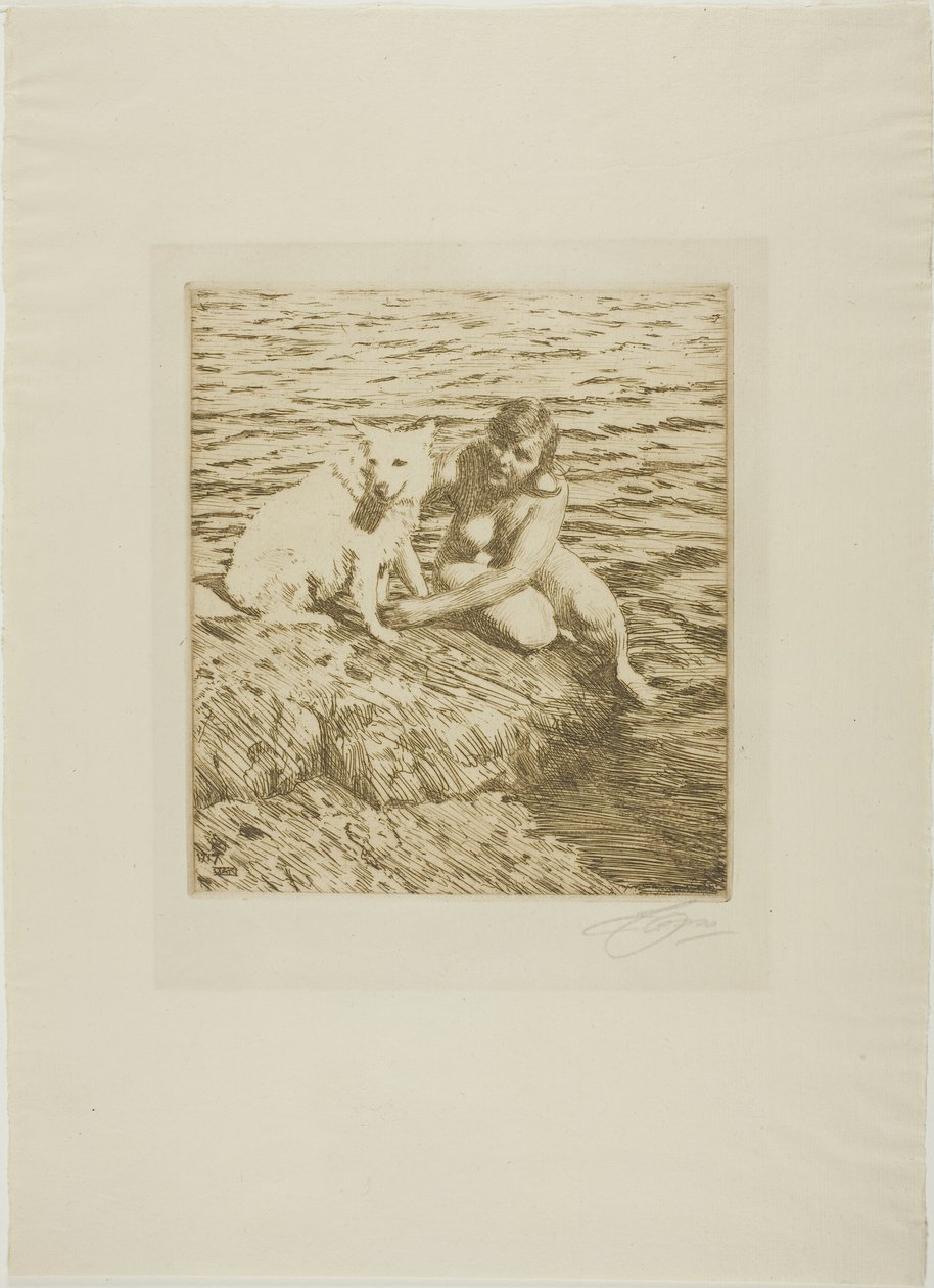 Sappho door Anders Leonard Zorn