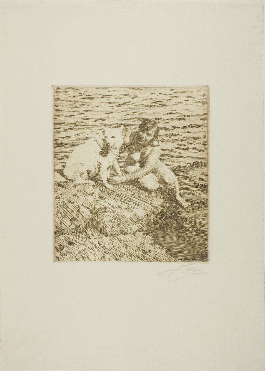 Sappho door Anders Leonard Zorn