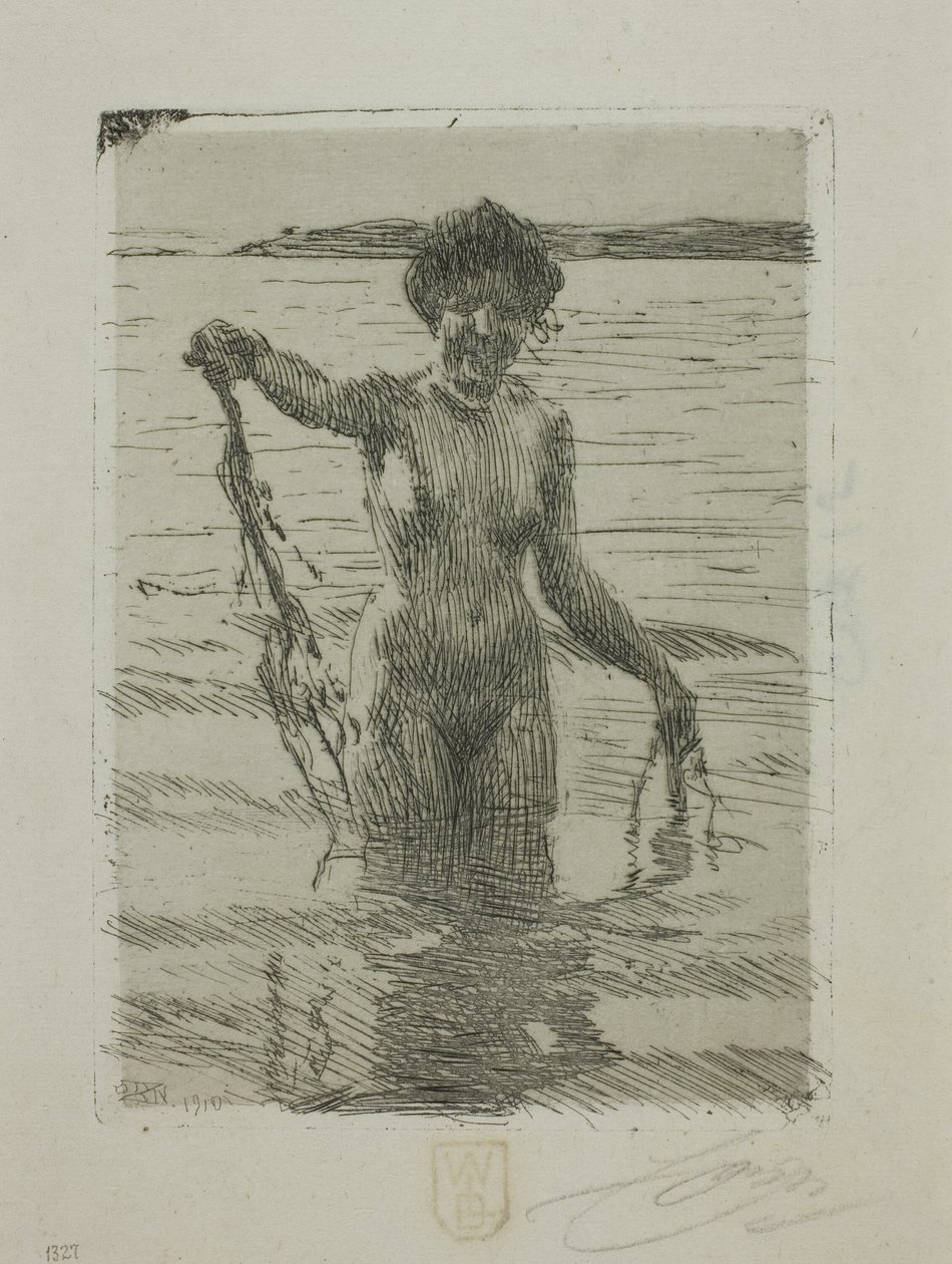 Zeewier door Anders Leonard Zorn