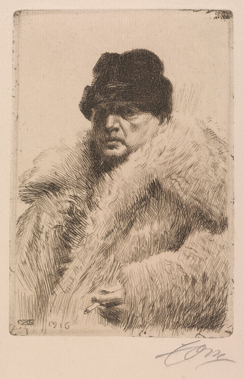 Zelfportret door Anders Leonard Zorn