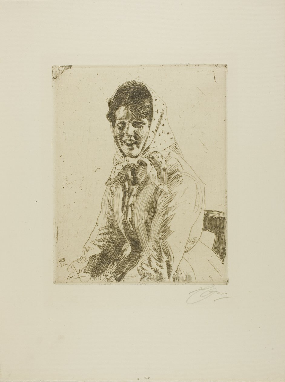 Skerikulla (Een Skeri-meisje) door Anders Leonard Zorn