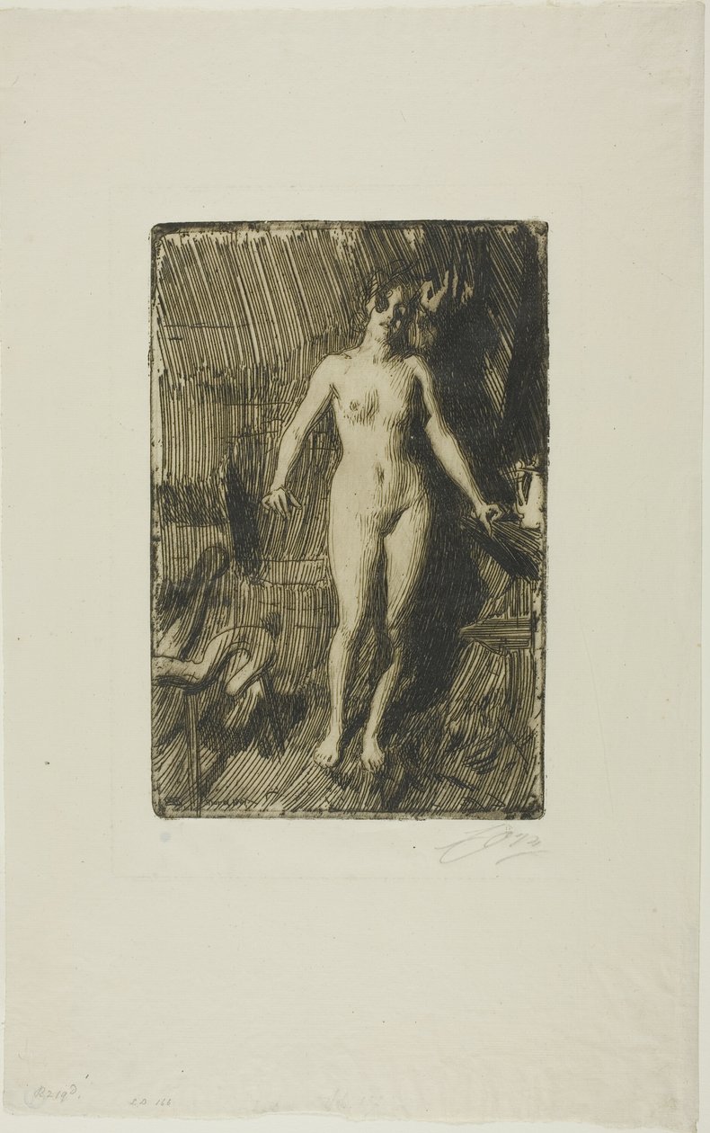 Staand model door Anders Leonard Zorn