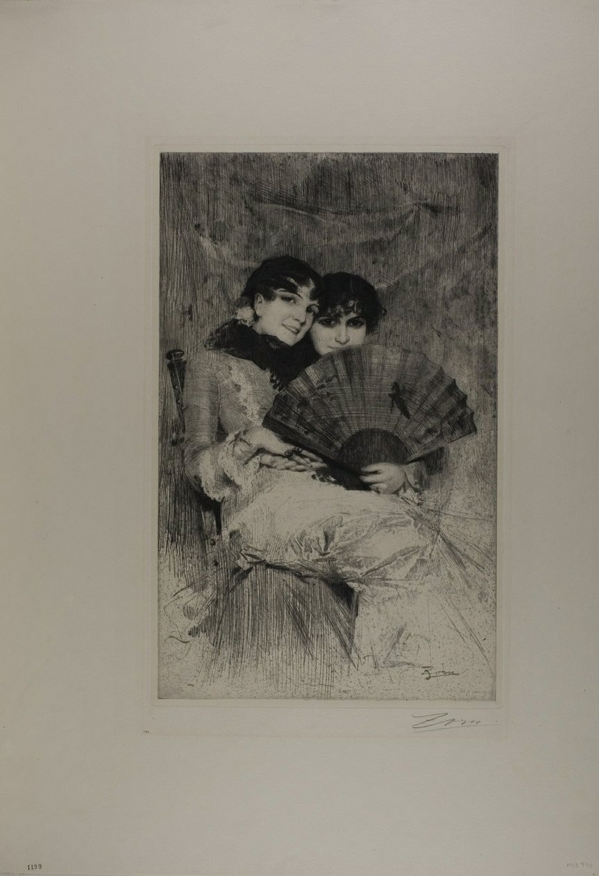 De neven door Anders Leonard Zorn