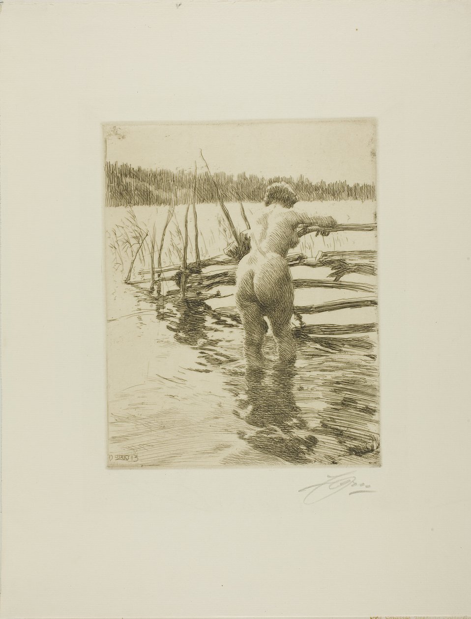 Het Hek door Anders Leonard Zorn