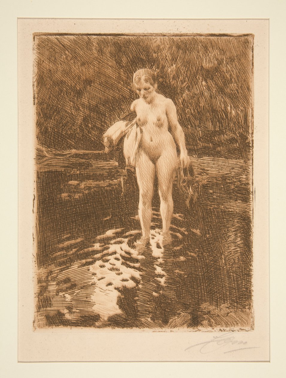 De Voorde door Anders Leonard Zorn