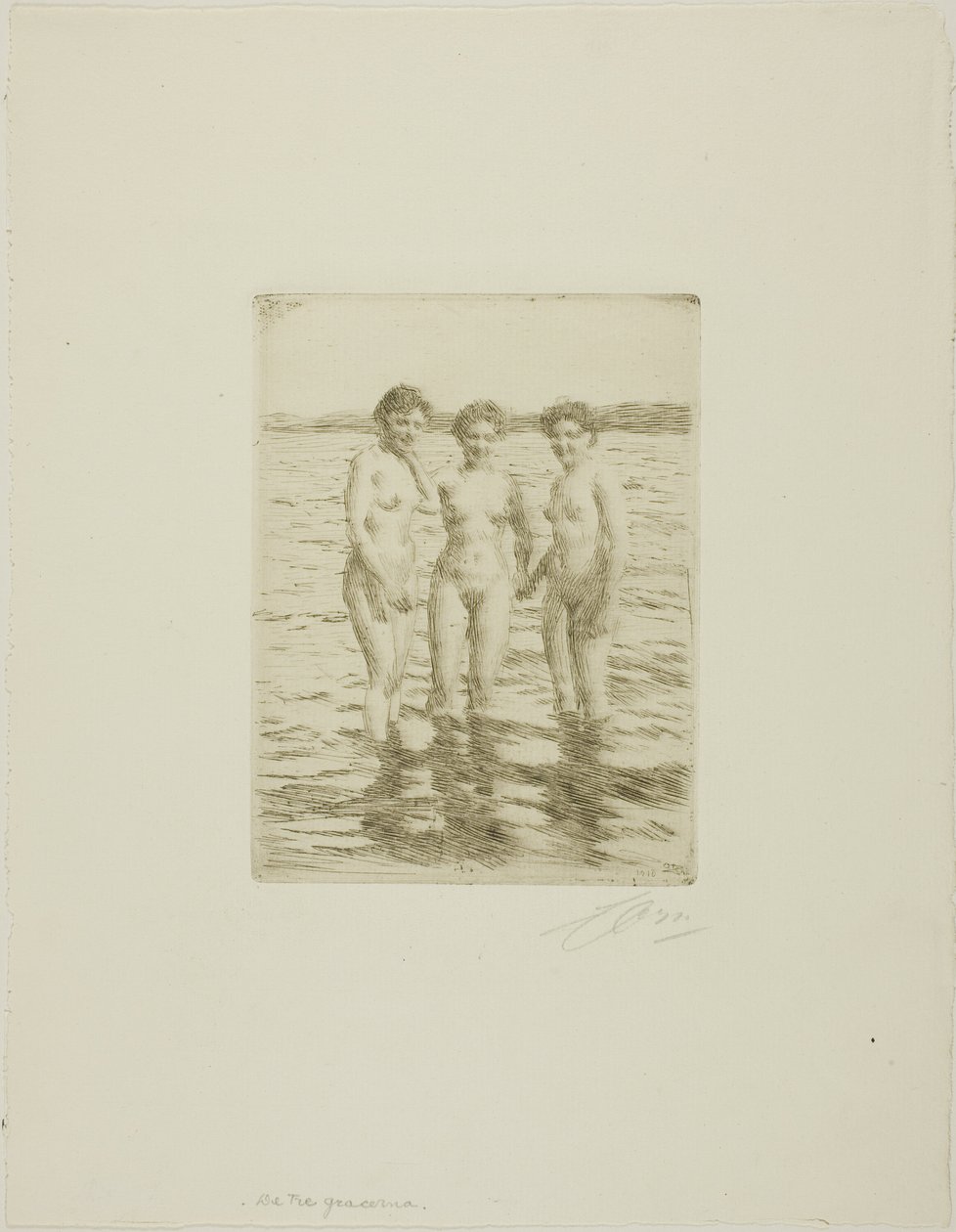 De drie Gratiën door Anders Leonard Zorn