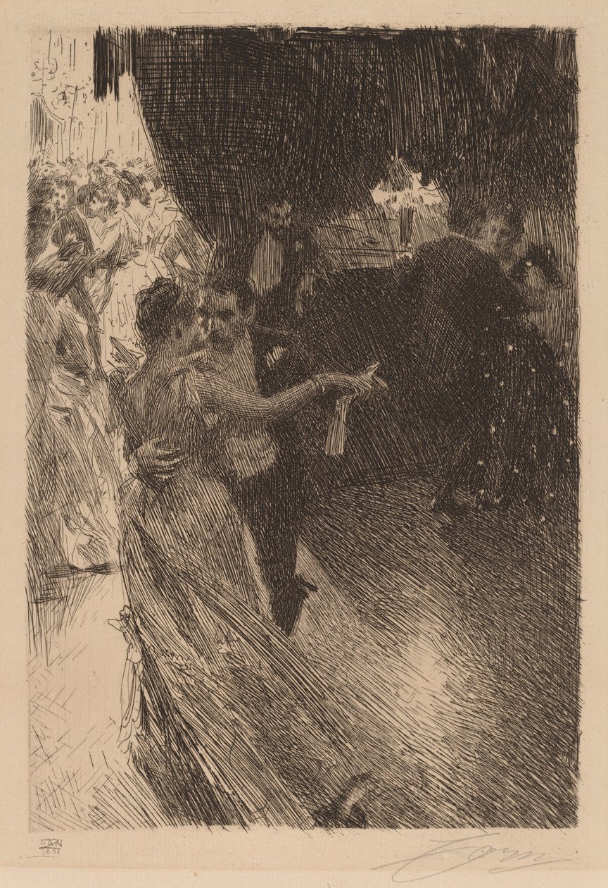 De Wals door Anders Leonard Zorn