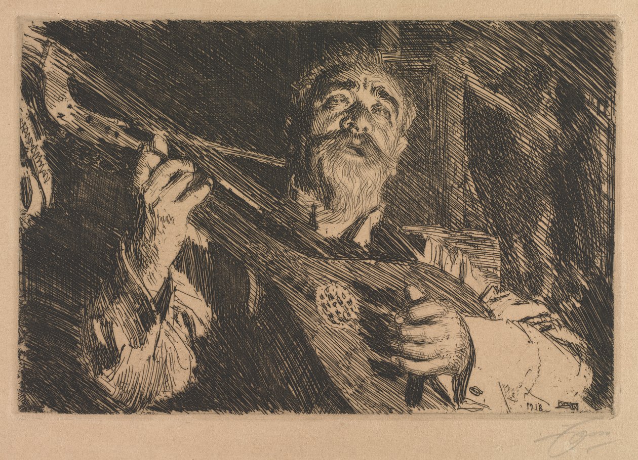 Vicke door Anders Leonard Zorn