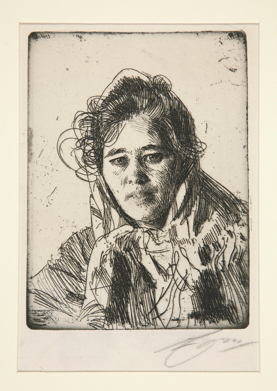 Jong Meisje uit Mora (Krakberg) door Anders Leonard Zorn