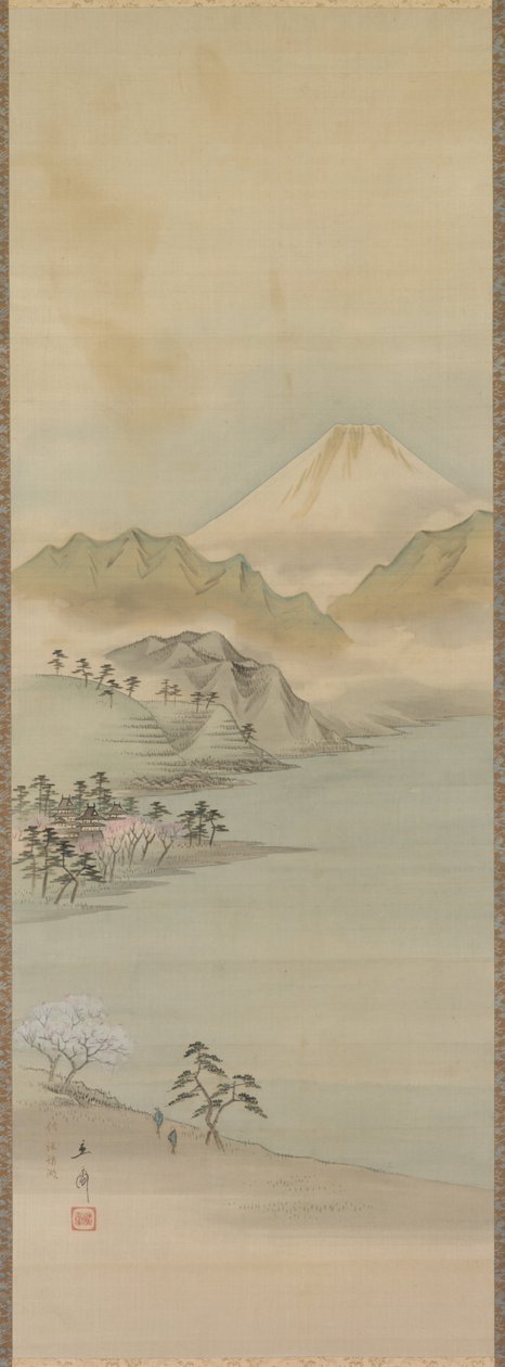 Meer Suwa, 19e eeuw door Ando Hiroshige