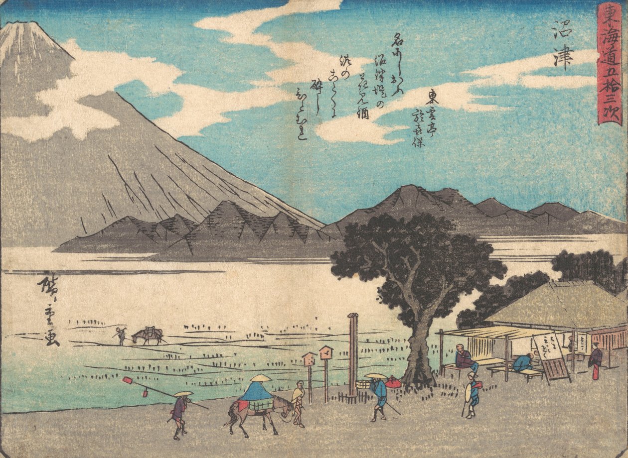 Numazu door Ando Hiroshige