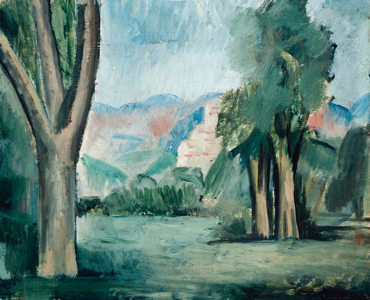 Landschap van de Provence door Andre Derain